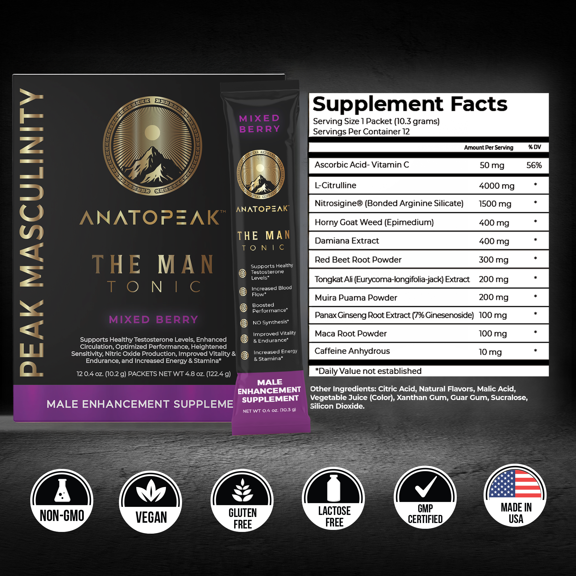 The Man Tonic Mixed Berry