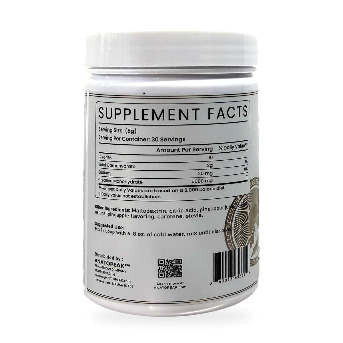 Creatine Monohydrate – Pineapple Cocktail